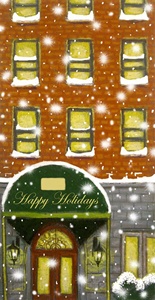 Apartment Building Staff Holiday Gift Card