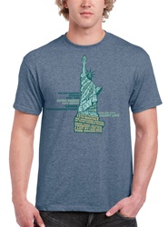 Statue of Liberty - Men's Short Sleeve Crew Neck, Cotton